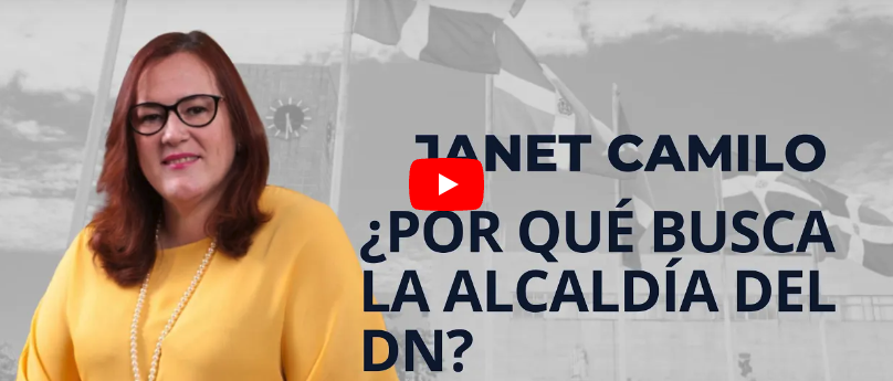 JANET CAMILO ANUNCIA CANDIDATURA A LA ALCALDÍA